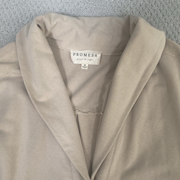 Sweatshirt material jacket- like new!! - Picture 2 of 4